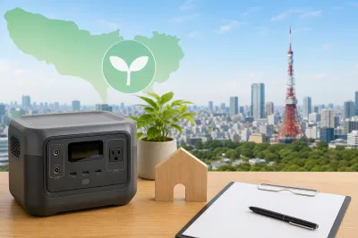 ポータブル電源の助成金は東京都でもらえる？