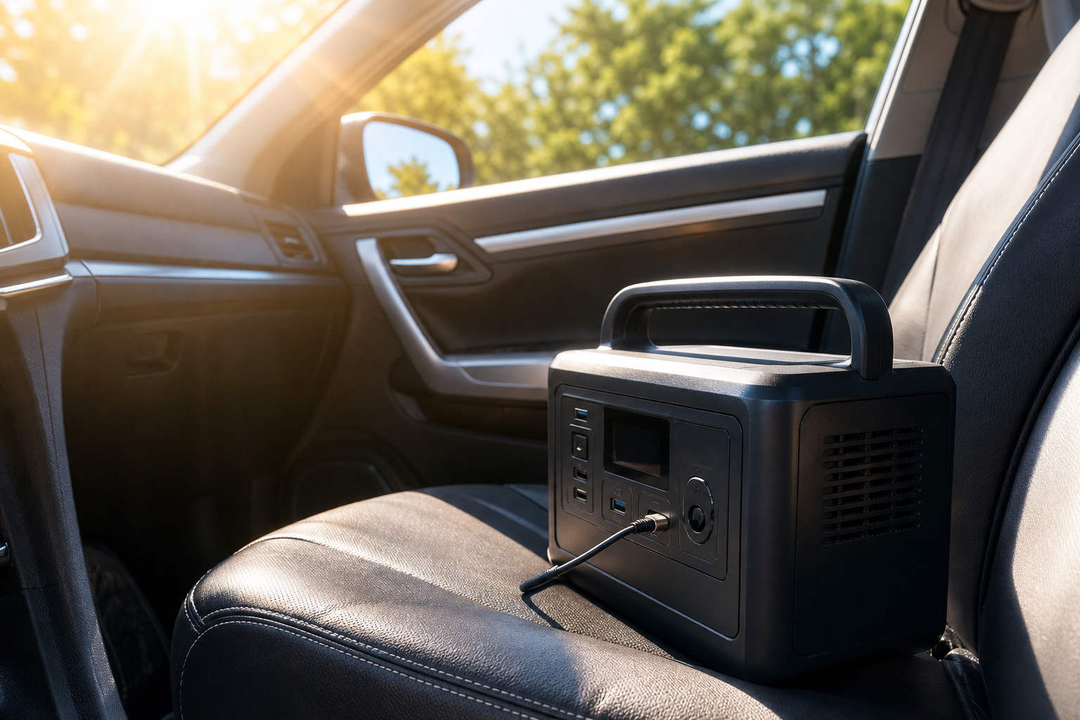 ポータブル電源を夏の車内に置いて大丈夫？対策はある？