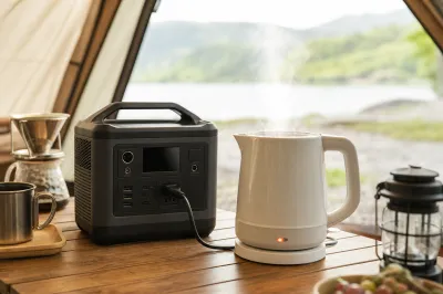 ポータブル電源で湯沸かしポットは使える？