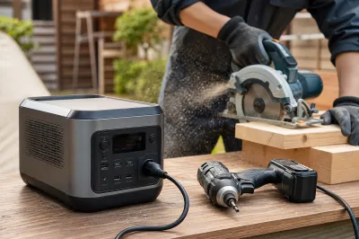 ポータブル電源で電動工具は使える？