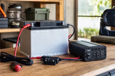 車のバッテリーでポータブル電源を自作できる？