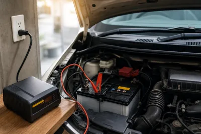 車のバッテリーは100Vで充電できる？