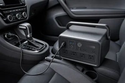 AnkerポータブルをシガーソケットのケーブルでCarから充電できる？