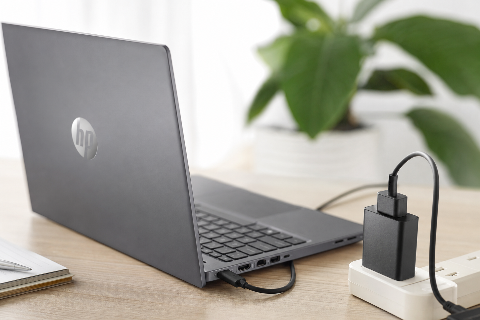 HPノートパソコンの電源はタイプCで充電できる?