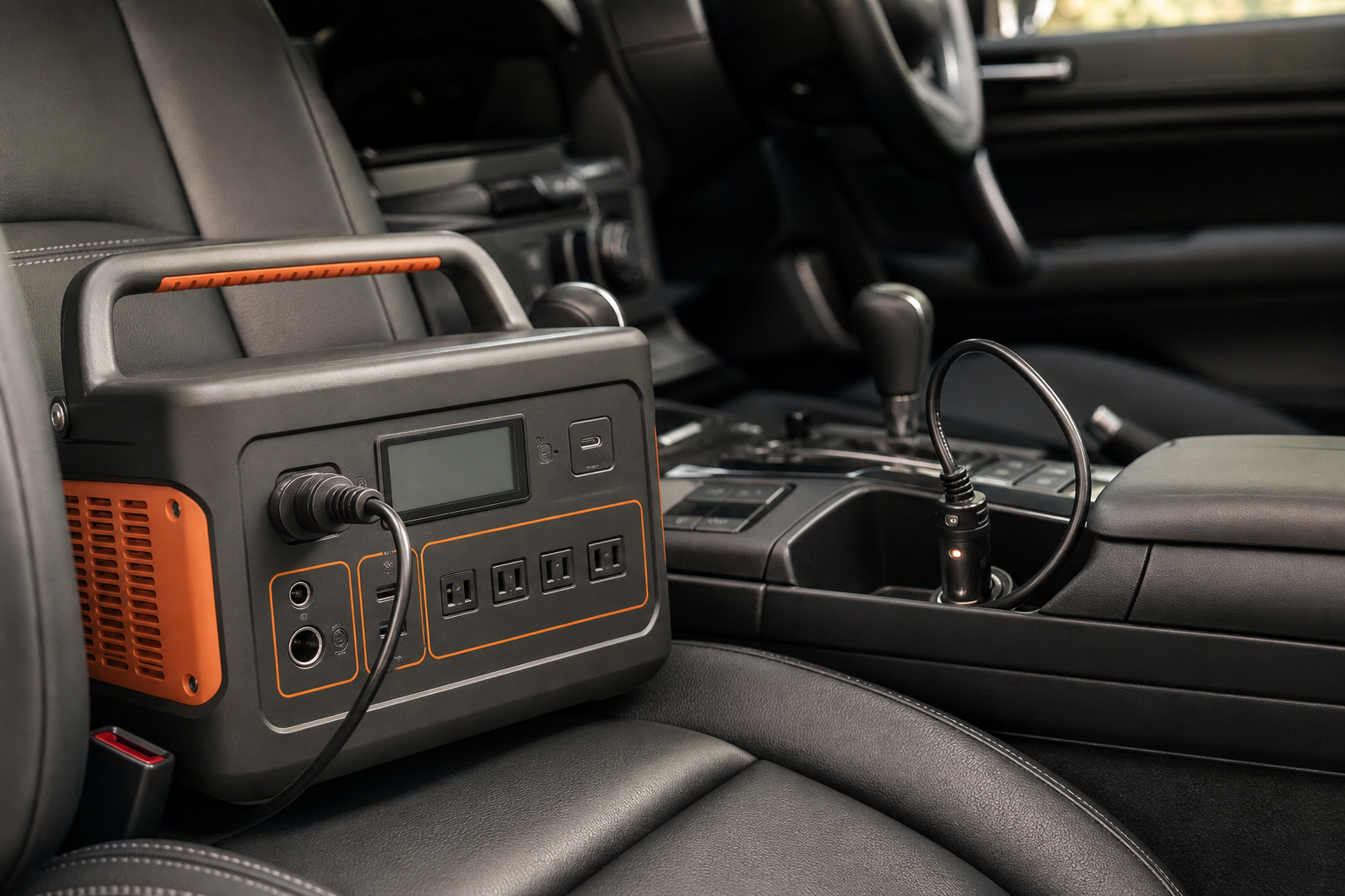 Jackery車載シガーソケット充電ケーブルでポータブル電源は充電できる？