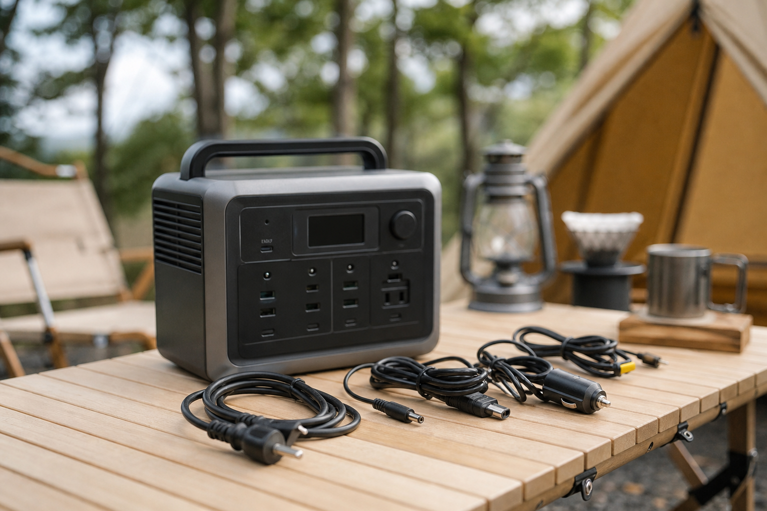 KOSHINポータブル電源のケーブルって何を使えばいい？