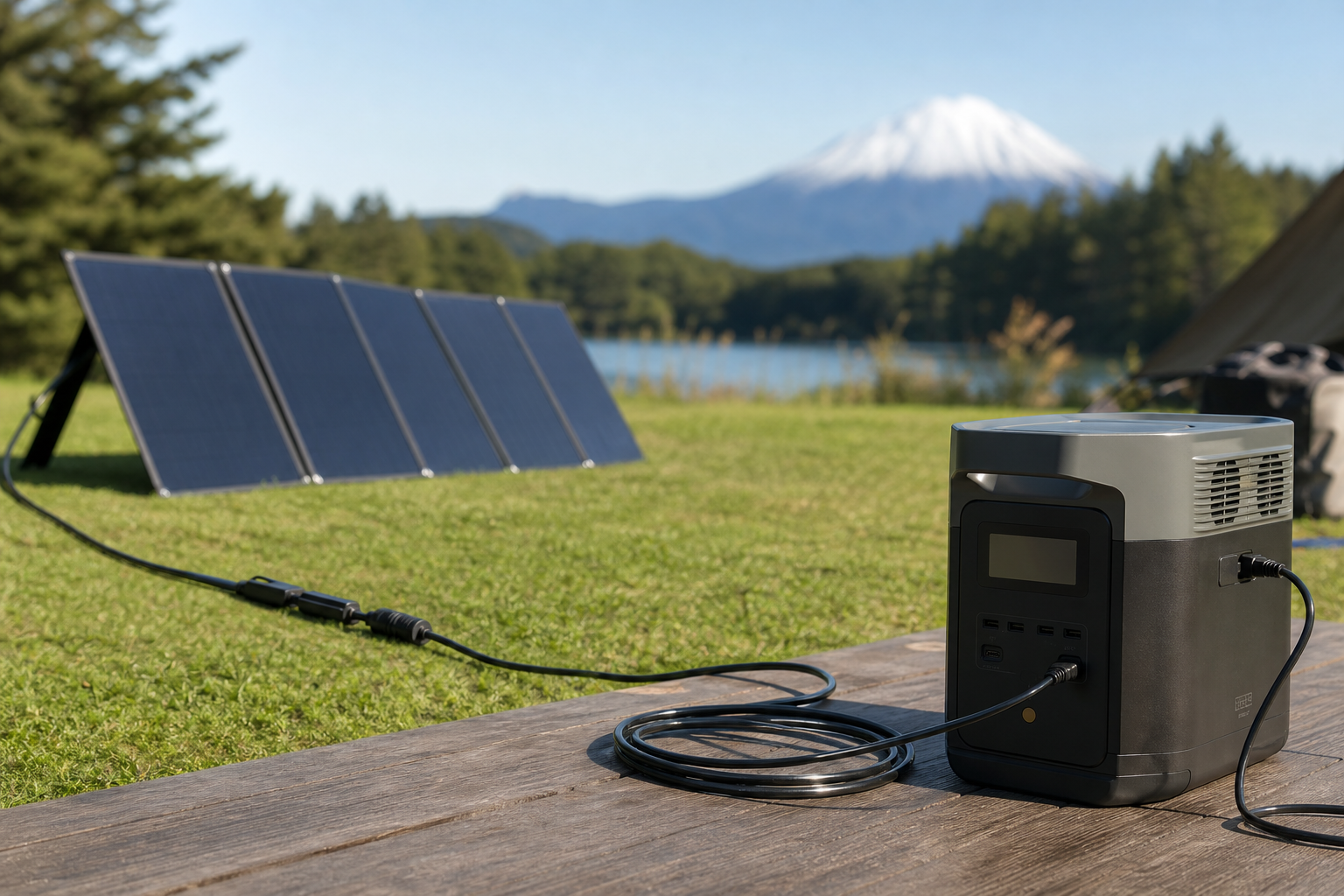 EcoFlowのポータブル電源にソーラーパネルの延長コードは使える？