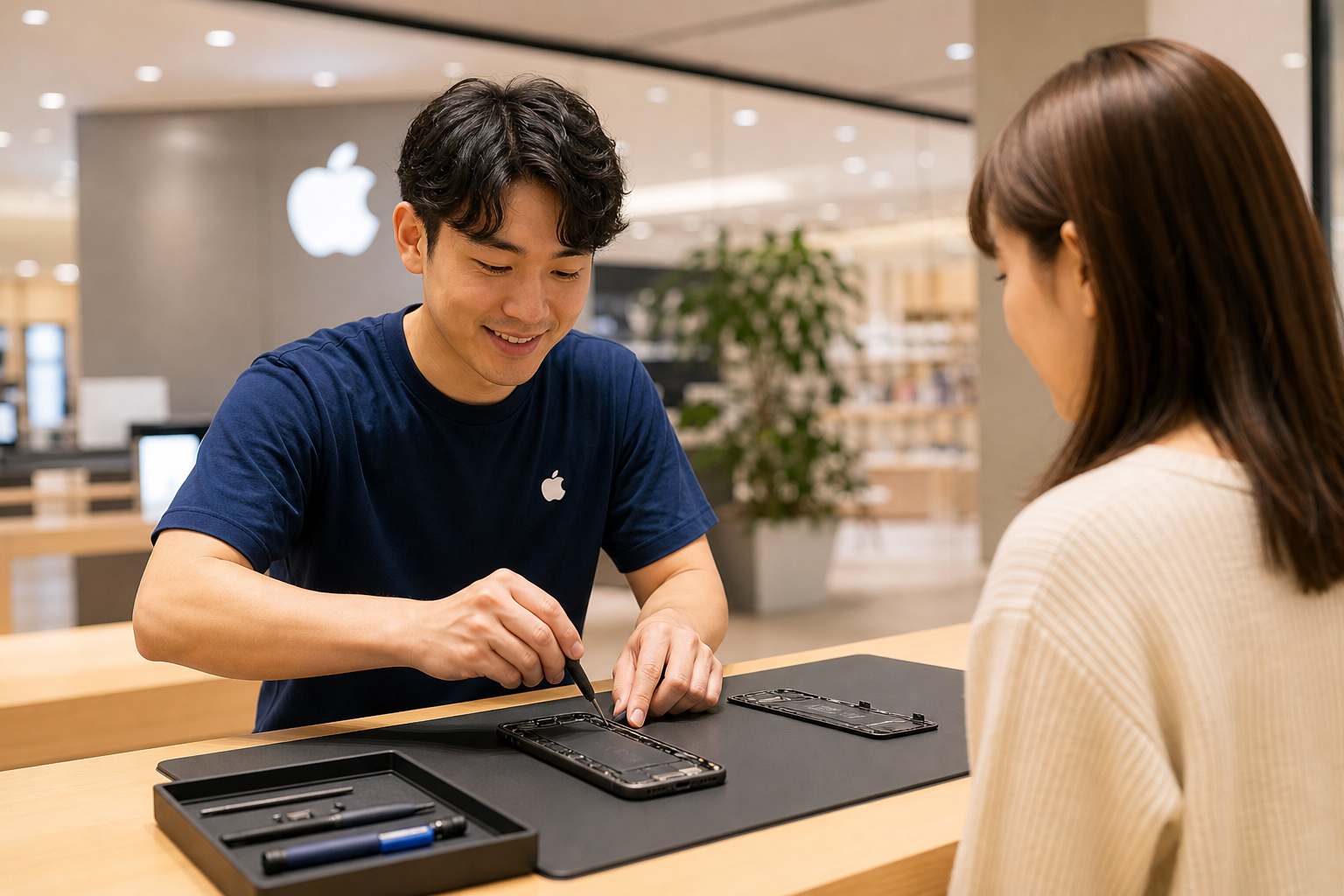 アイフォンのバッテリー交換、岐阜の正規店でできる？
