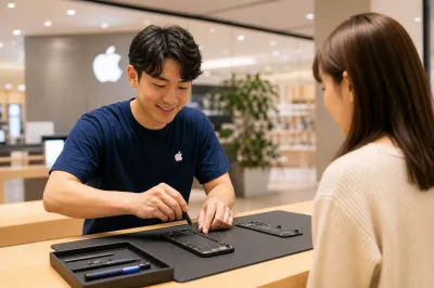 アイフォンのバッテリー交換、岐阜の正規店でできる？
