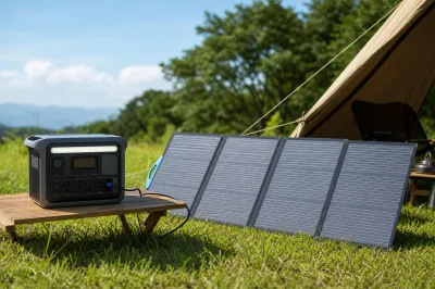 アンカーのポータブル電源はソーラーパネルで何時間で充電できる？