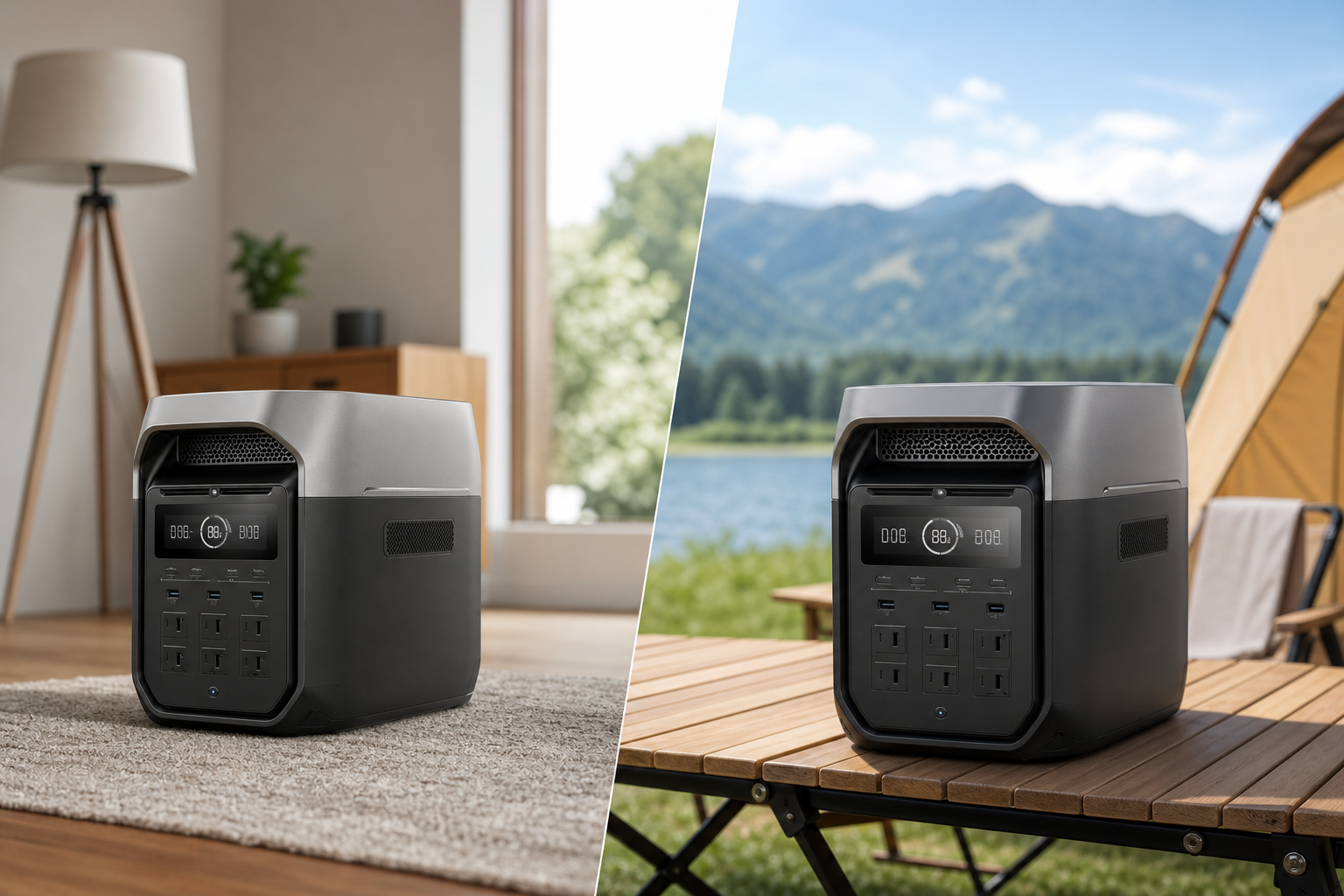 エコフローのポータブル電源デルタ3とデルタ3プラスの違いは？