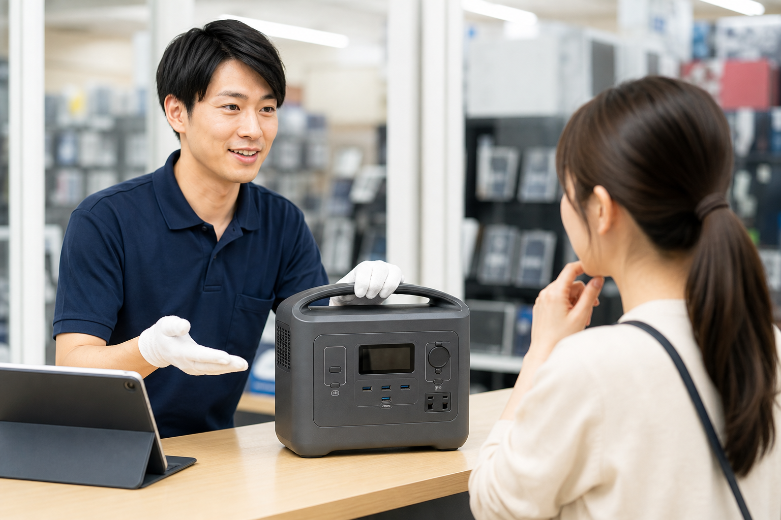 ゲオでポータブル電源を買取してもらえる?