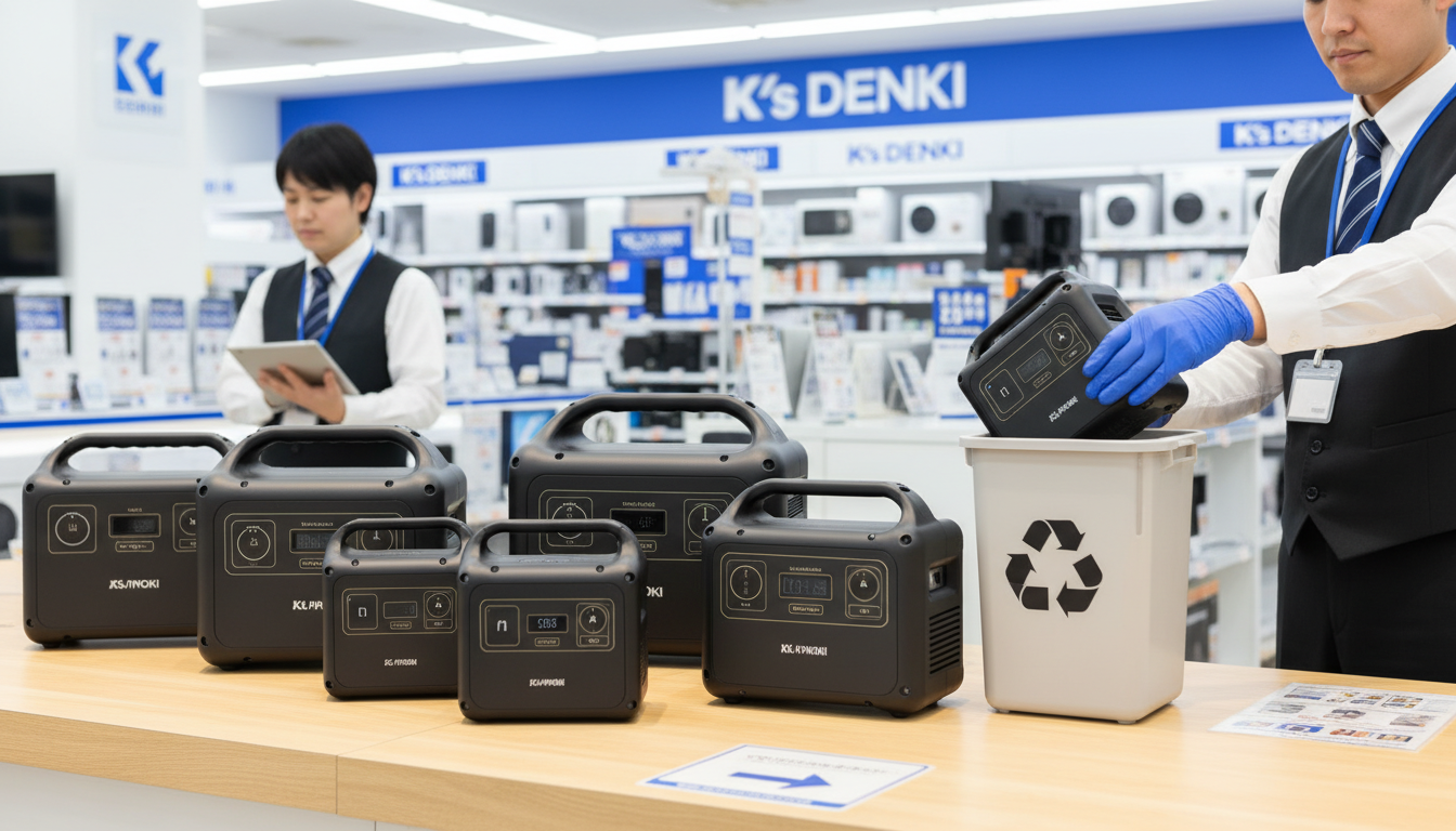 ポータブル電源を処分する際の注意点