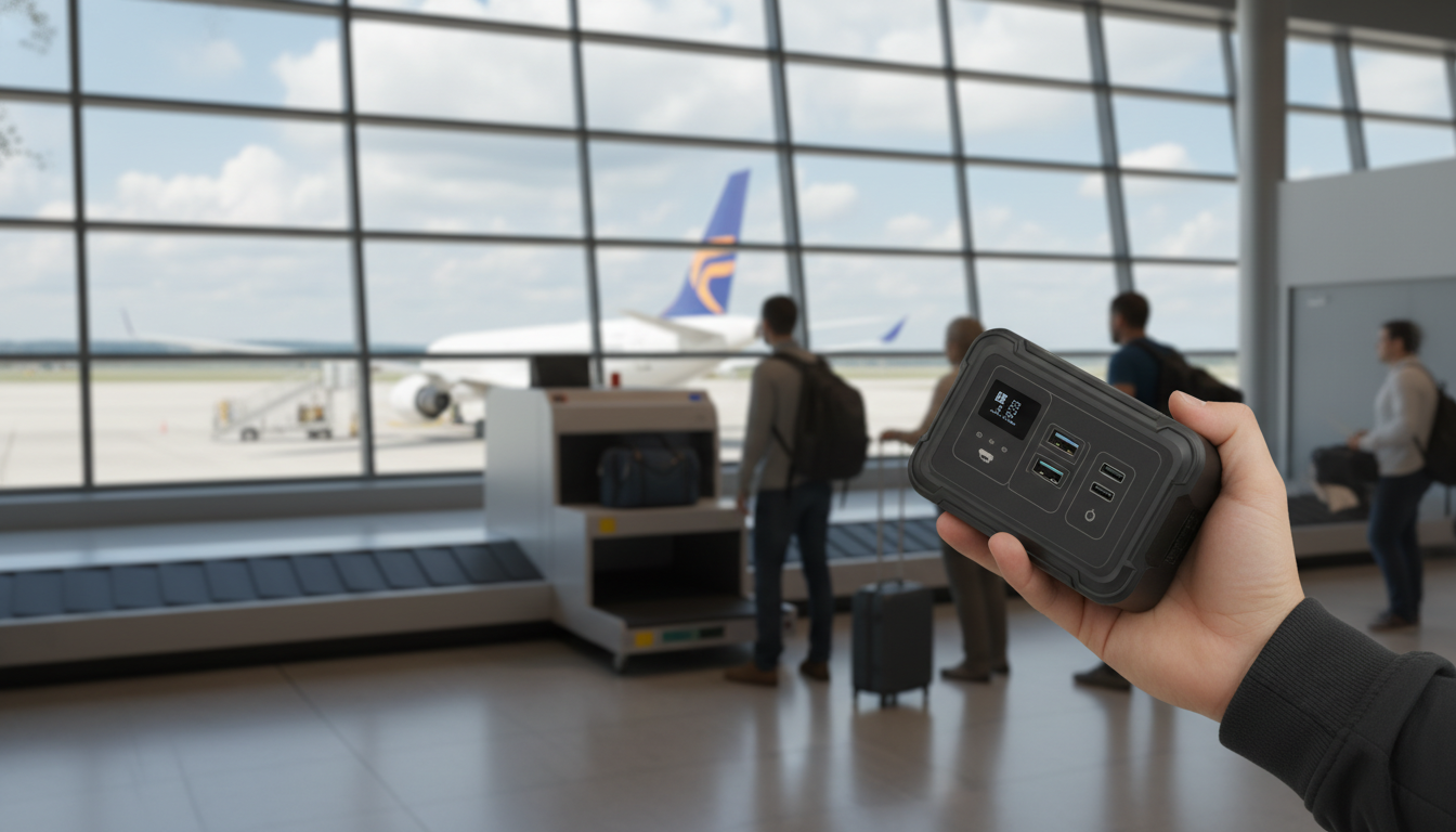 ポータブル電源は機内持ち込みのみ可能！