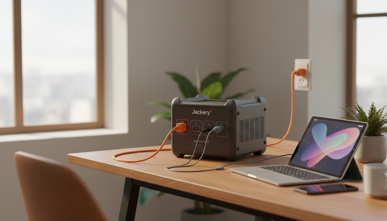 Jackeryポータブル電源は繋ぎっぱなしでOKです！
