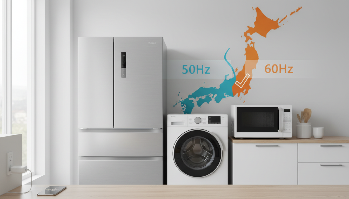 最近の家電はほぼ全国対応！でも確認は必須です