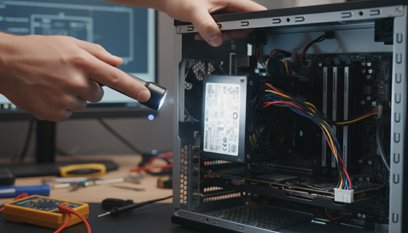 PC電源のワット数確認は物理的チェックが一番確実!