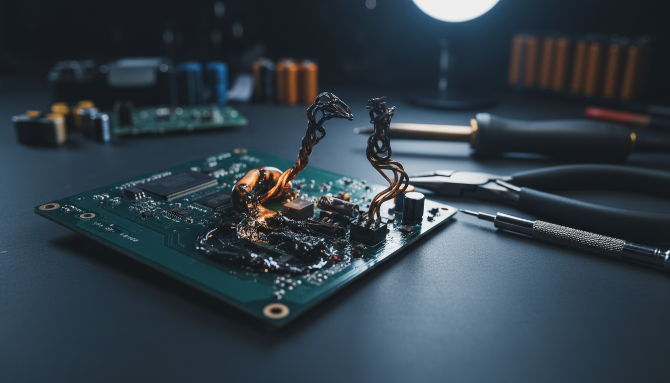 充電回路ショートの具体的な症状と事例