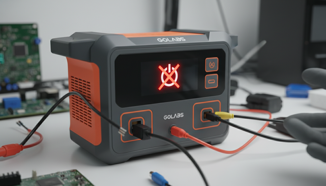 なぜGOLABSポータブル電源でエラーが発生するのか？