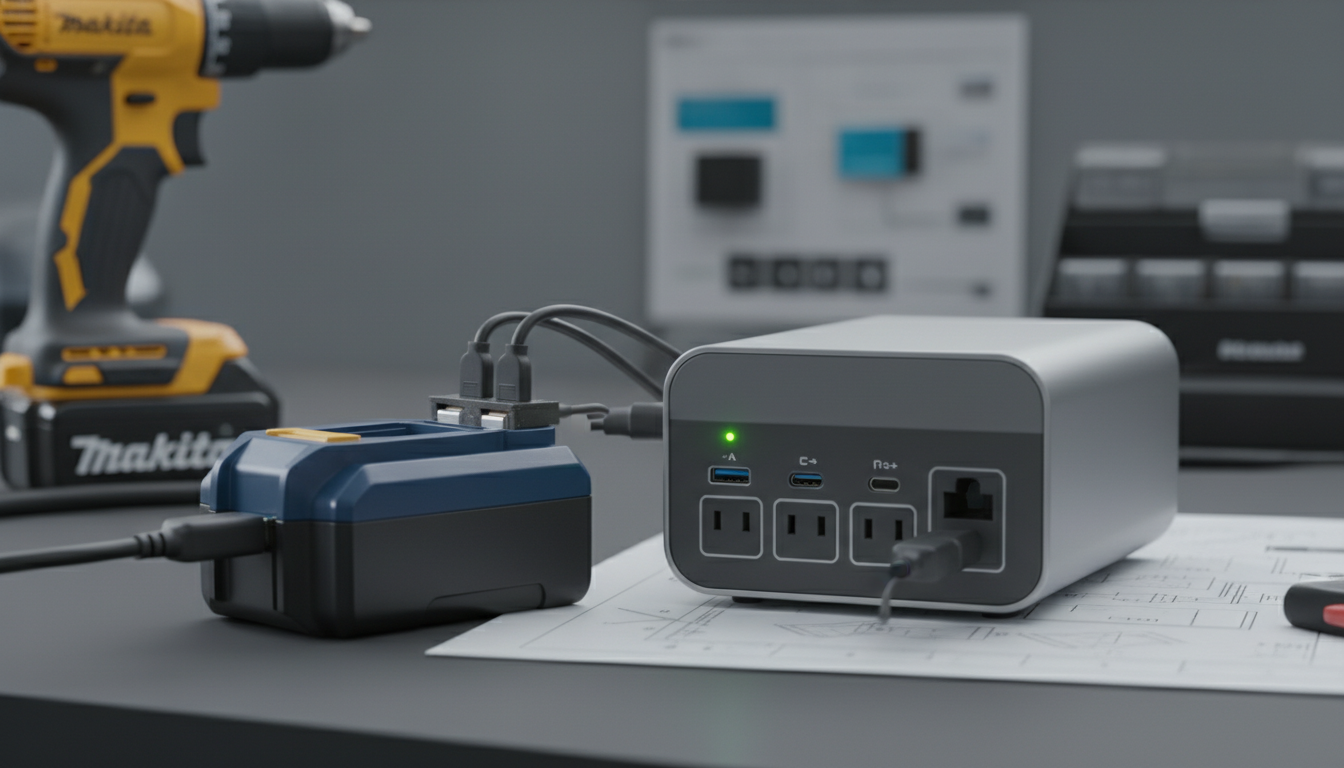 なぜマキタのバッテリーがポータブル電源として使えるのか？