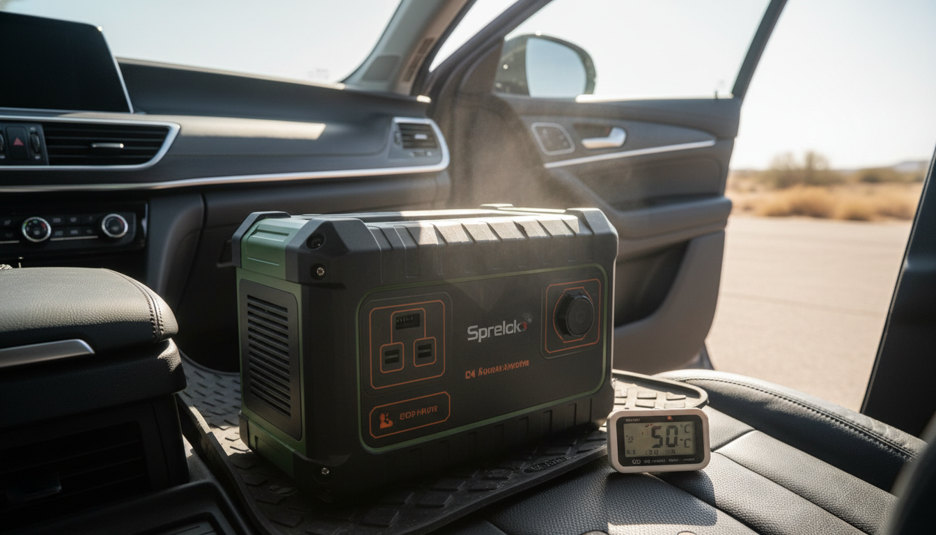 なぜ真夏の車内がポータブル電源にとって危険なのか？