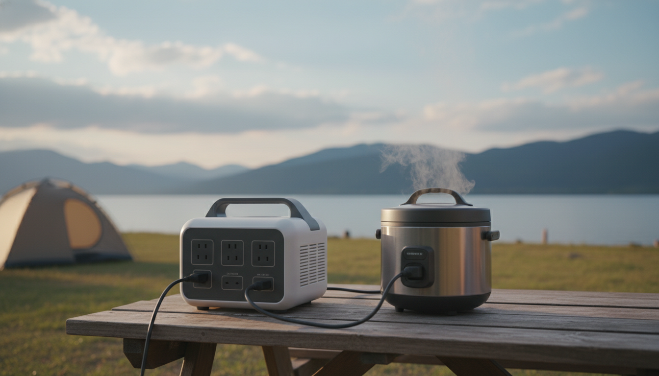 ポータブル電源で炊飯器は使えます！
