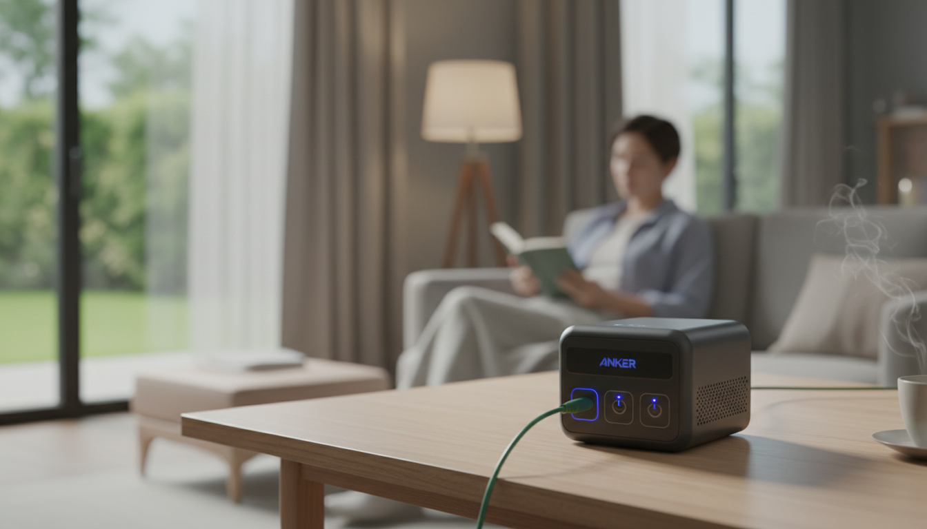 アンカーのポータブル電源は静音性が高い！