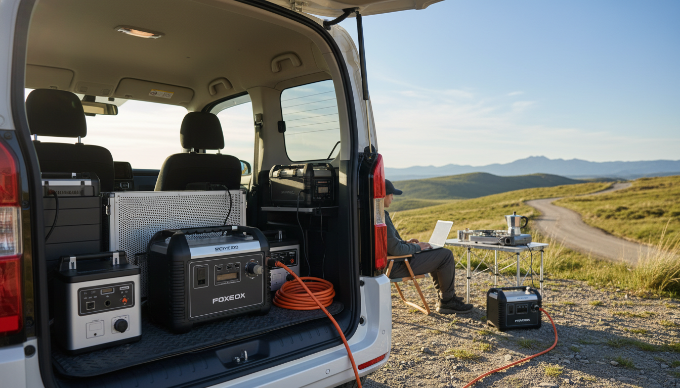 N-VAN e:とポータブル電源の組み合わせは最強の電源システム！