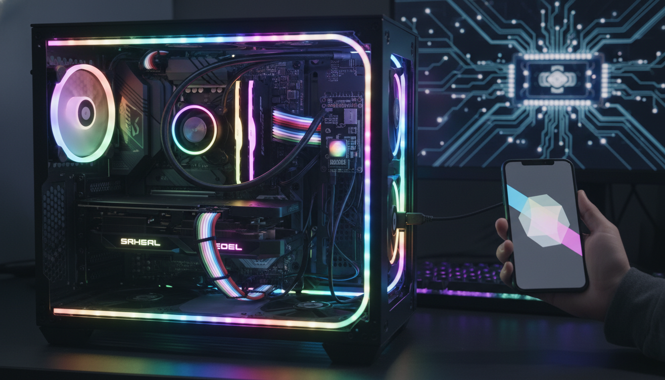 自作PCでLEDテープを制御する具体的な方法