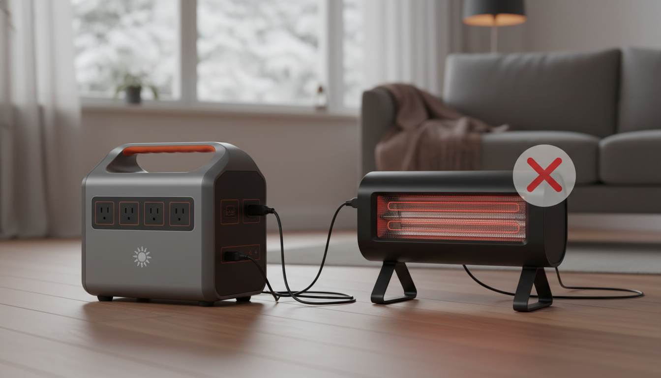 なぜ電気ストーブはポータブル電源と相性が悪いの?