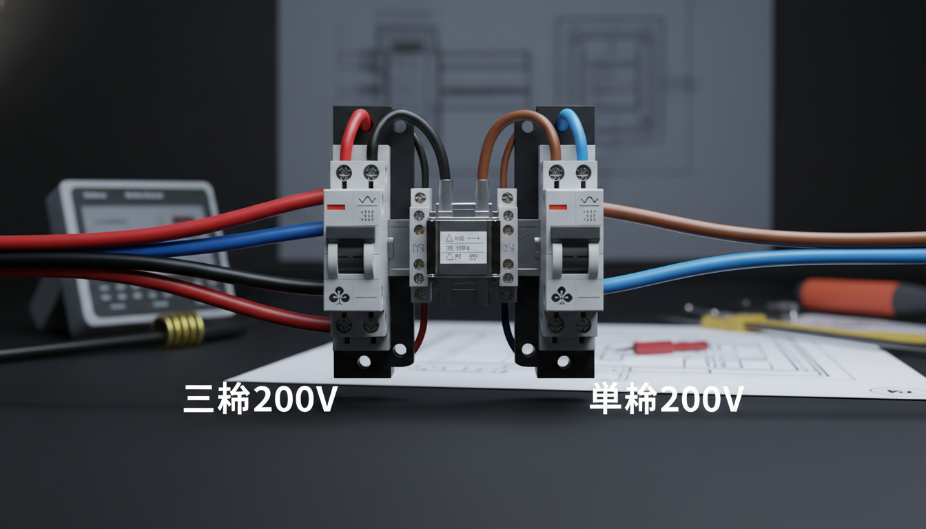 なぜ技術的には可能なのか?三相200Vと単相200Vの仕組み