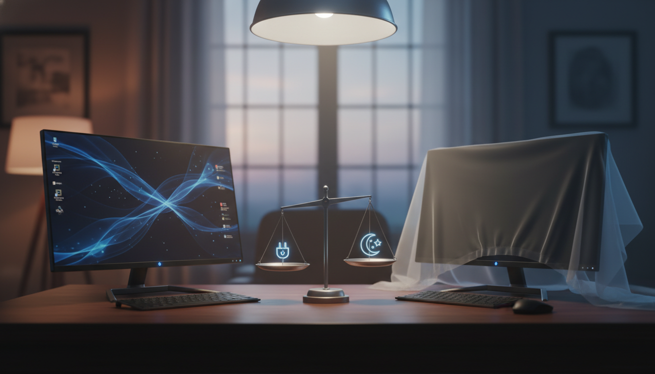 PC電源を落とすか落とさないかの結論