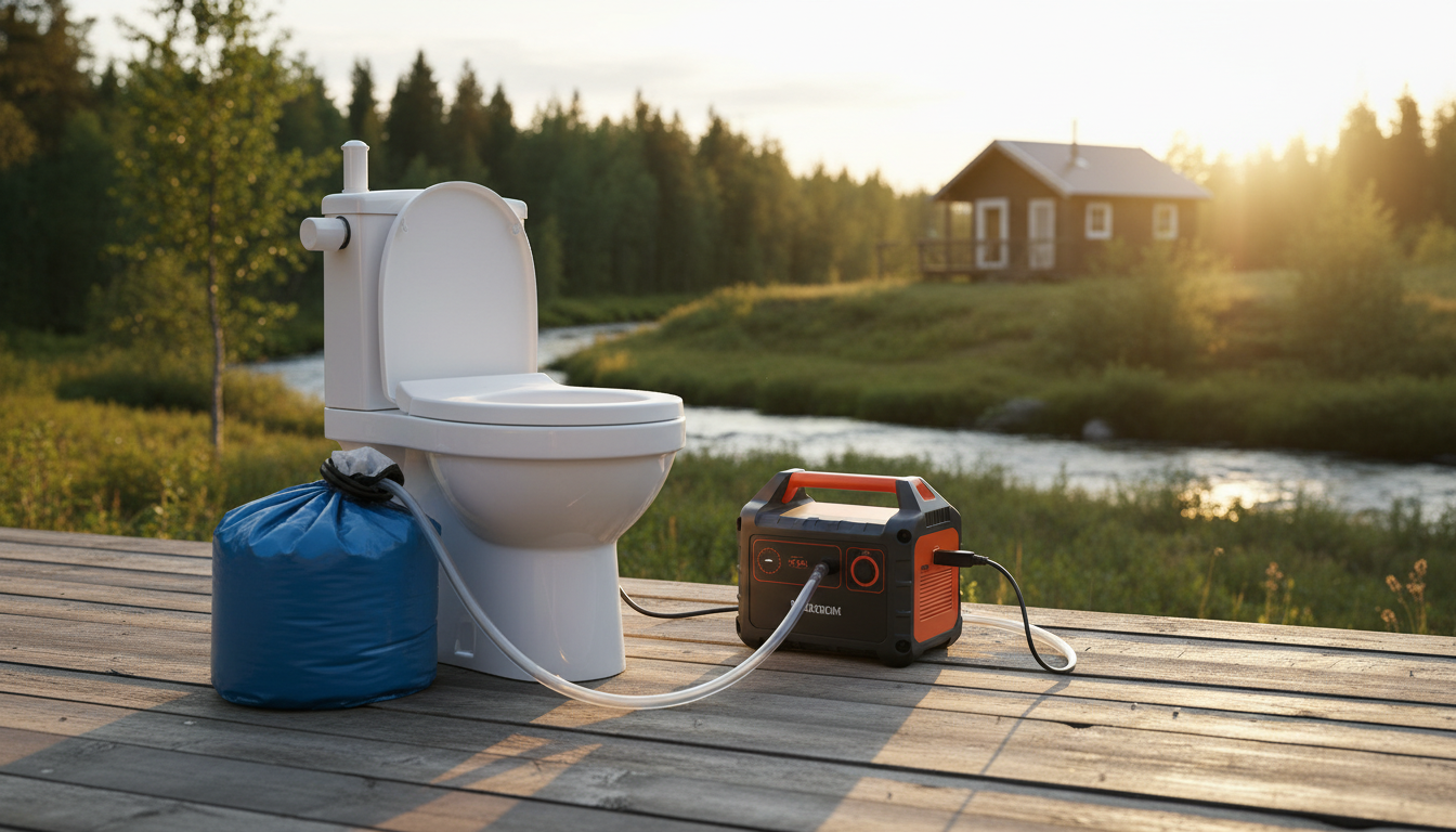 ポータブル電源でトイレは流せます!でも条件があるんです