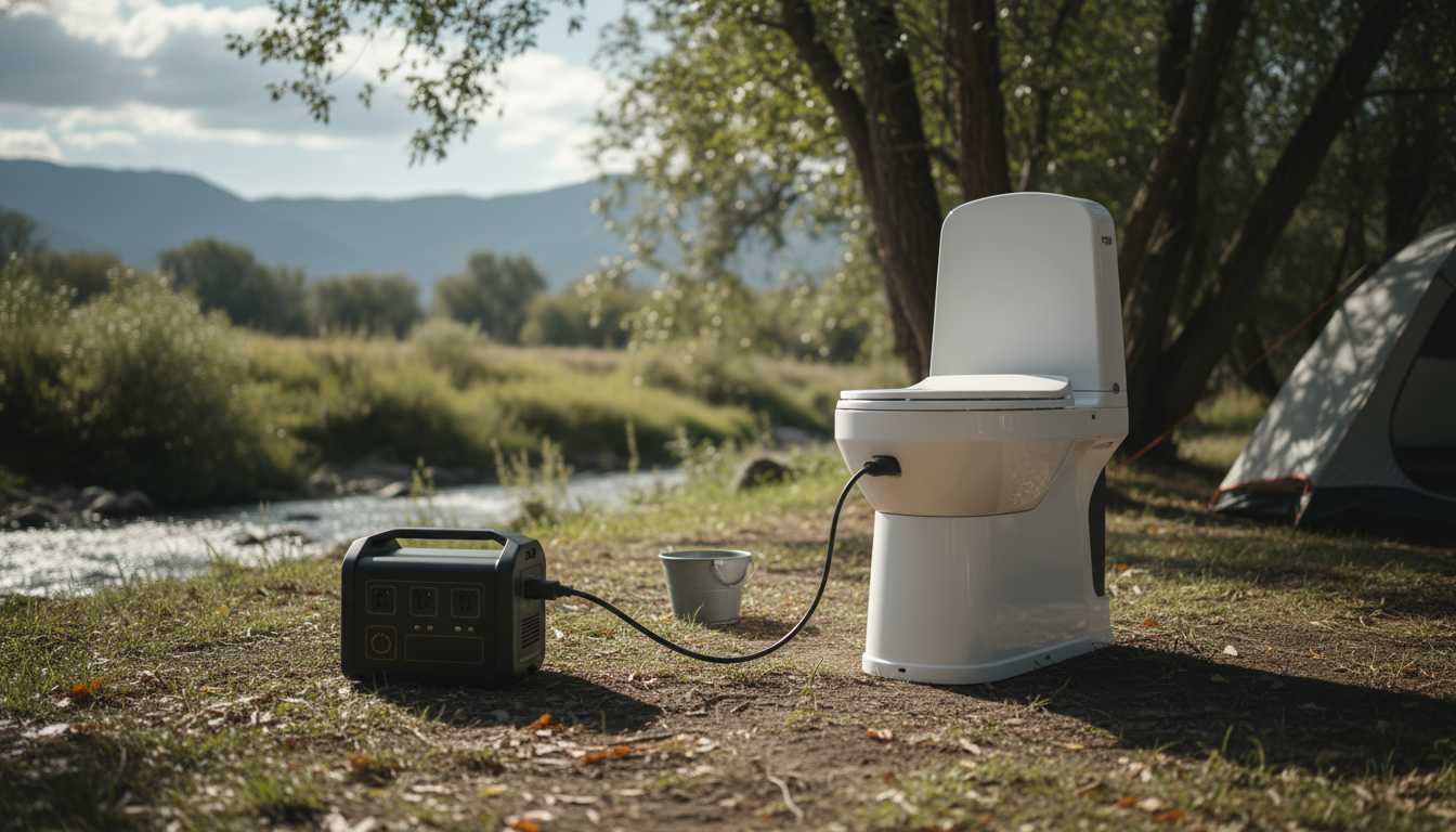 なぜポータブル電源でトイレが流せるのか?仕組みを解説!