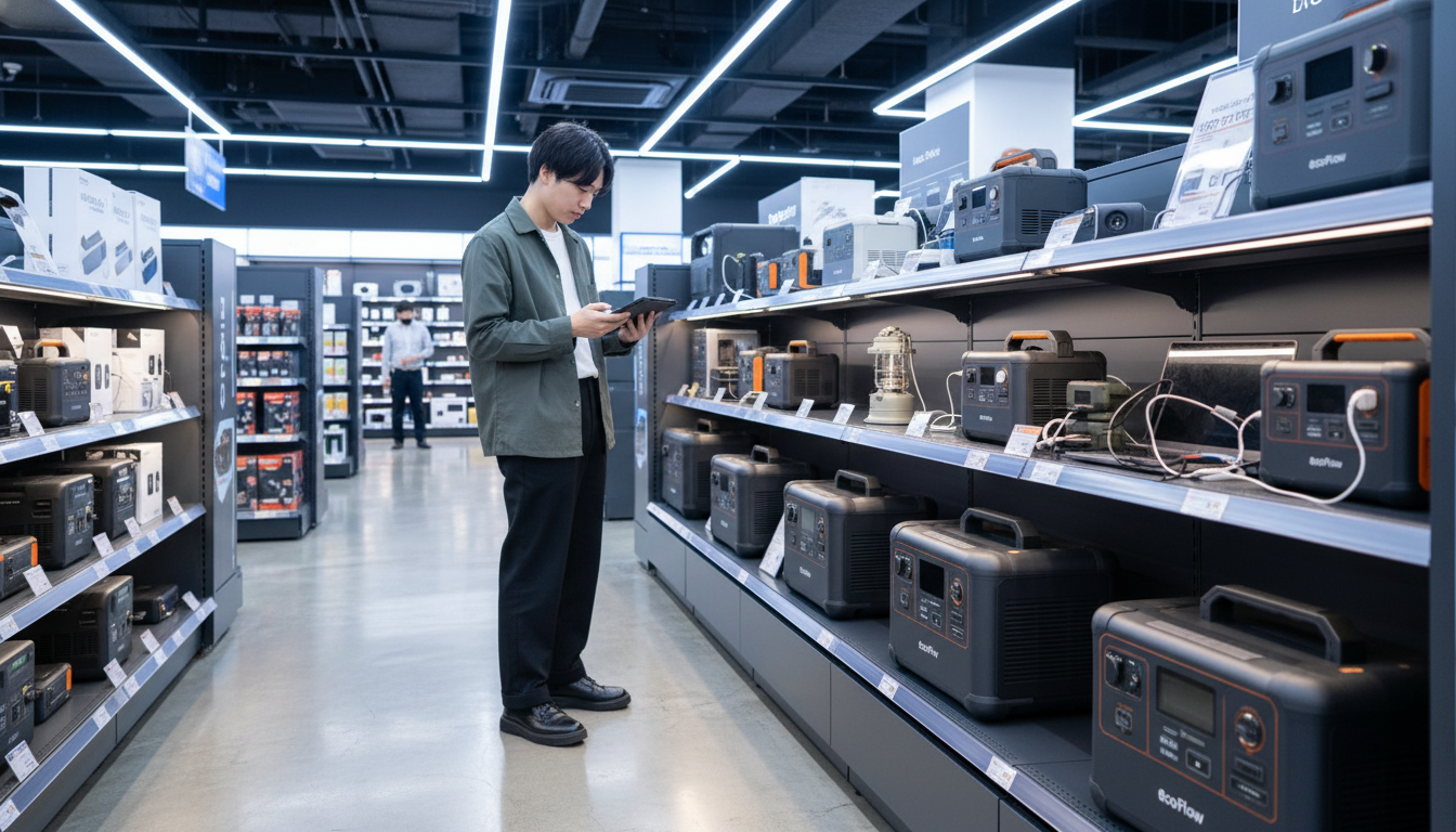 ヤマダ電機で買えるエコフローポータブル電源のラインナップはこちら!