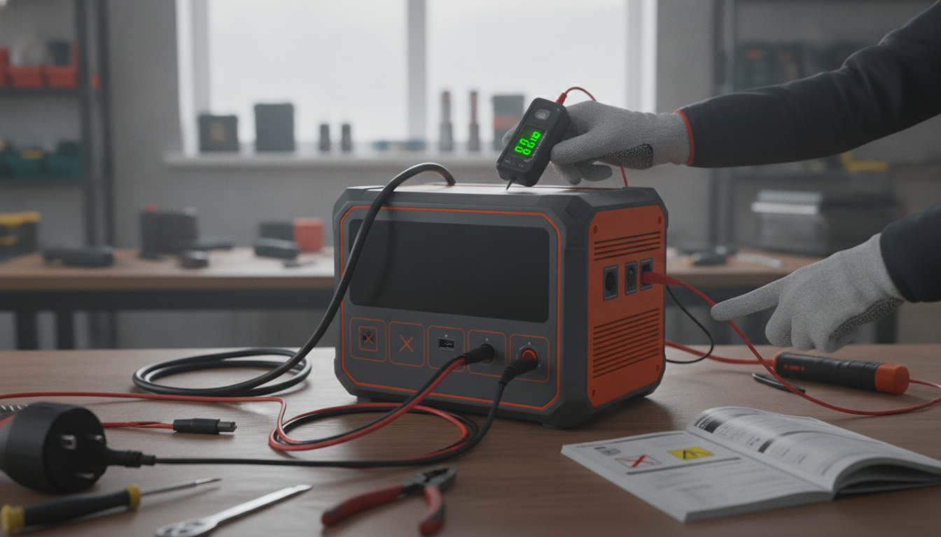 結論:ポータブル電源がつかない原因は接続不良か保護機能の作動がほとんど