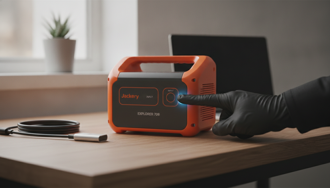 【具体例1】Jackery 708のリセット方法