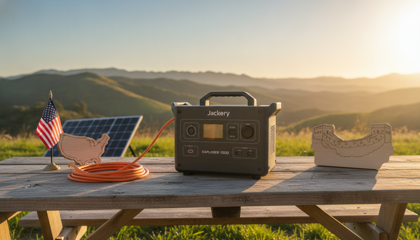 Jackeryはアメリカのブランドで中国製造