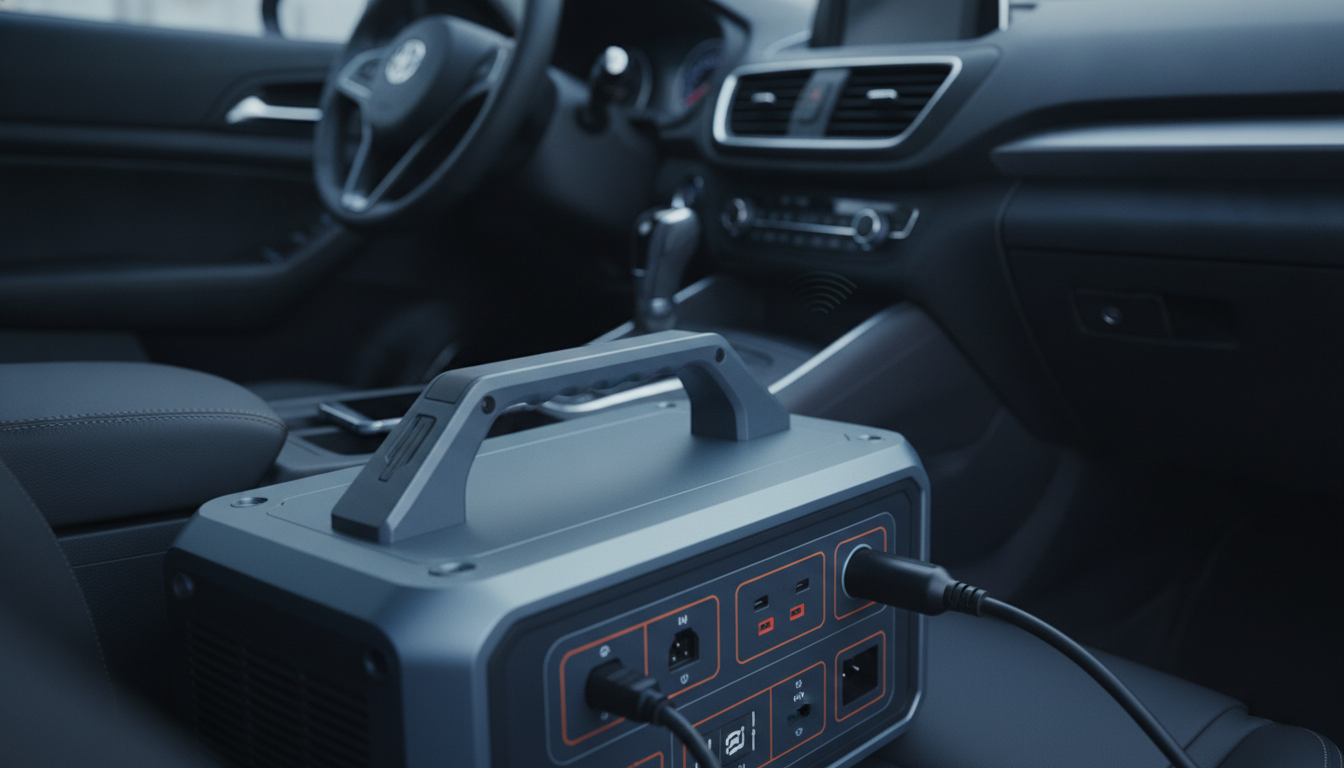 ジャクリのポータブル電源は車で充電できます！