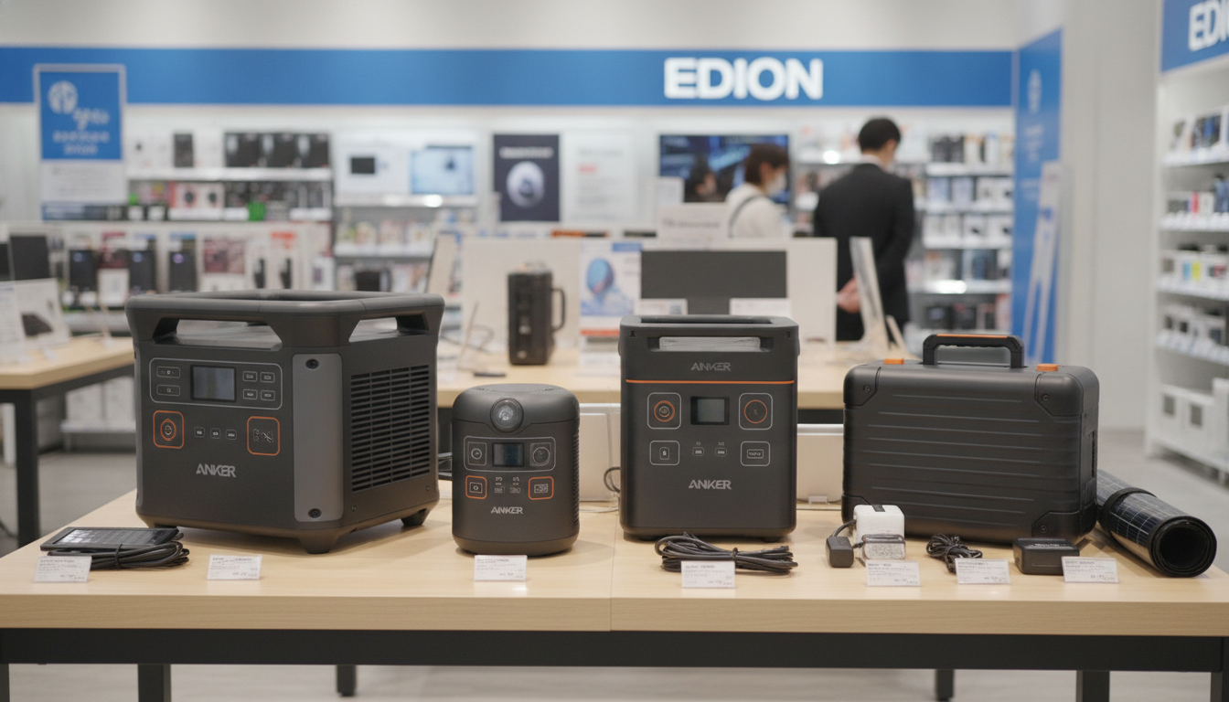 エディオンで買えるアンカー製ポータブル電源のラインナップ