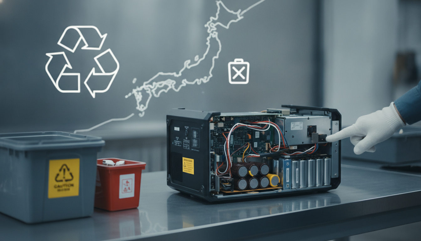 なぜポータブル電源は普通のごみとして捨てられないの？