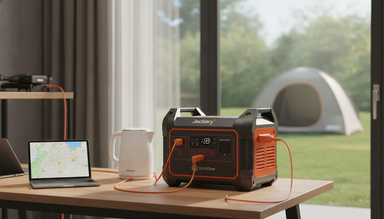 Jackeryポータブル電源2000 Newの具体的な活用シーン