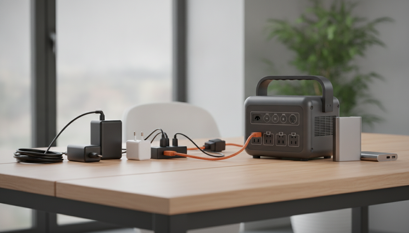電源アダプター・充電器とポータブル電源の違いって何?