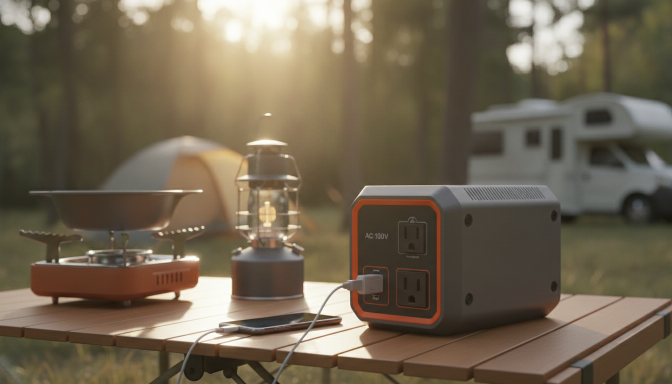ポータブル電源100Vとは家庭用コンセントと同じ電圧で使える電源のこと！