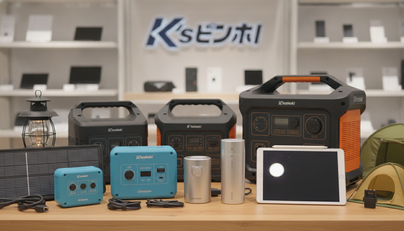 ケーズデンキで買えるポータブル電源の具体例