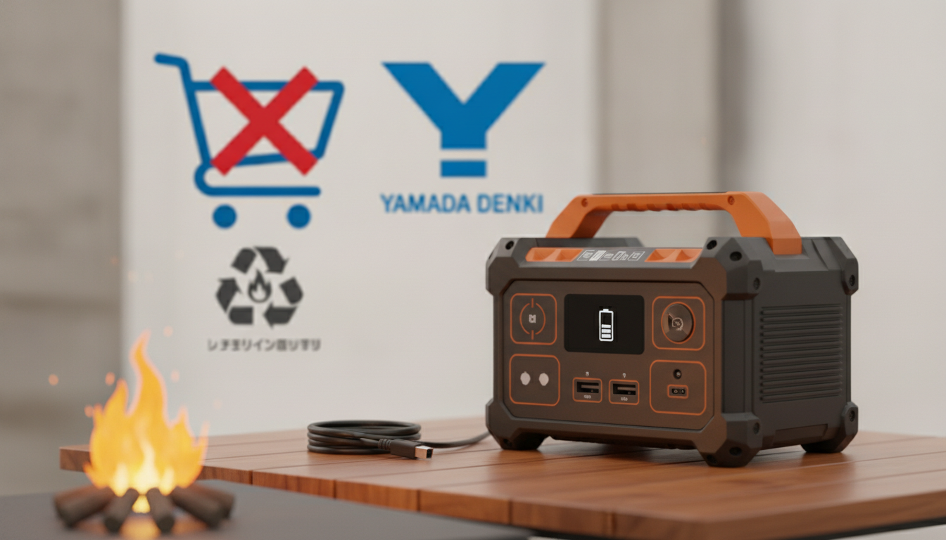 なぜヤマダ電機ではポータブル電源を回収できないの？