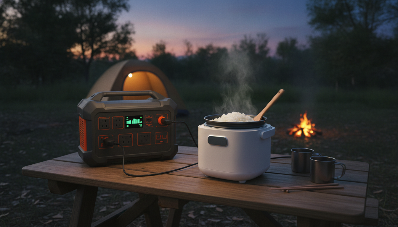 ポータブル電源で炊飯器は使える！選び方がポイント