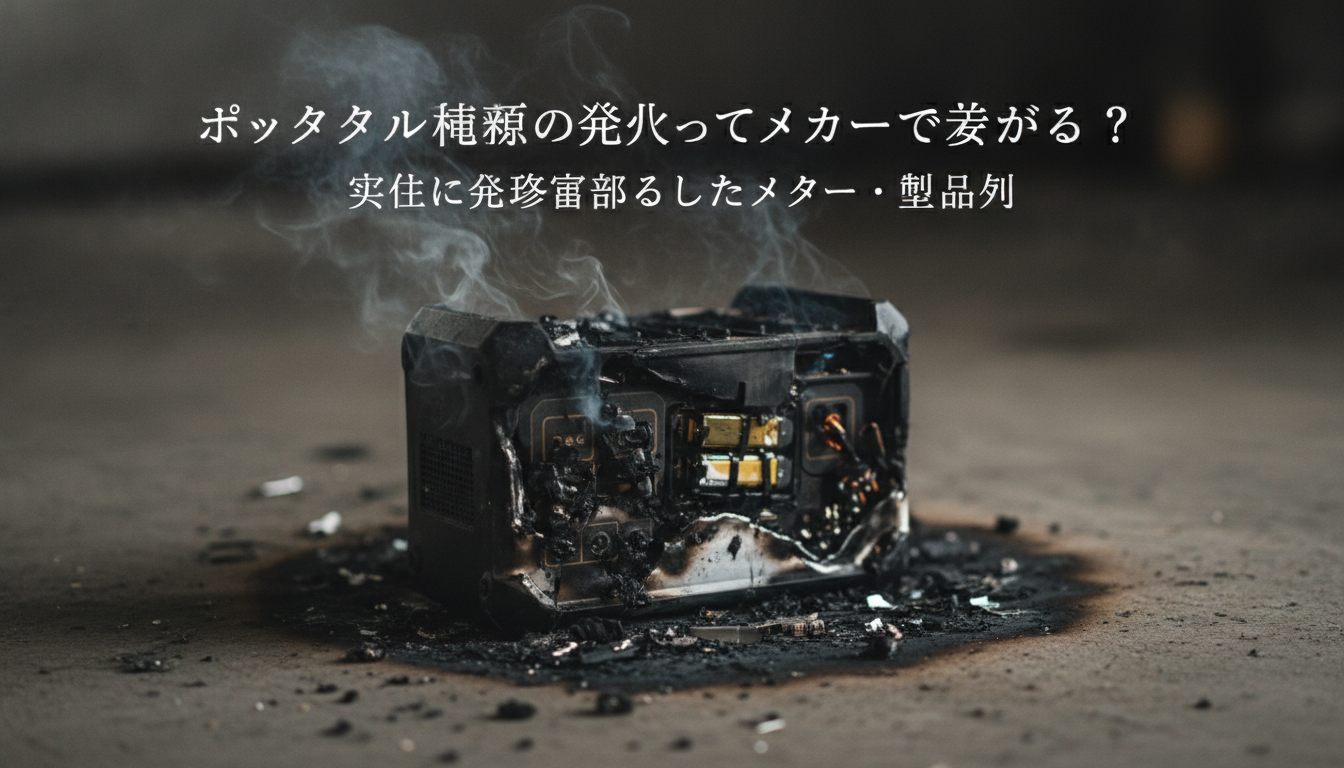 実際に発火事故を起こしたメーカー・製品例