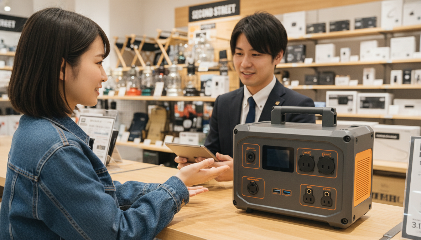 セカンドストリートでポータブル電源は売れるんです!