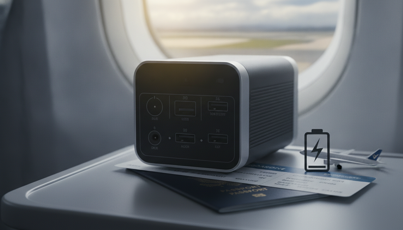 飛行機に持ち込めるポータブル電源の具体例